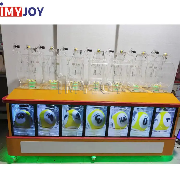 Customize 7TV displayers lotto draw machine for online bingo games competition