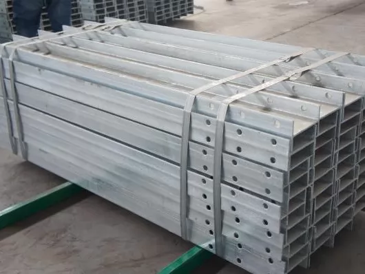 Galvanized Steel Posts for Crash Barrier System